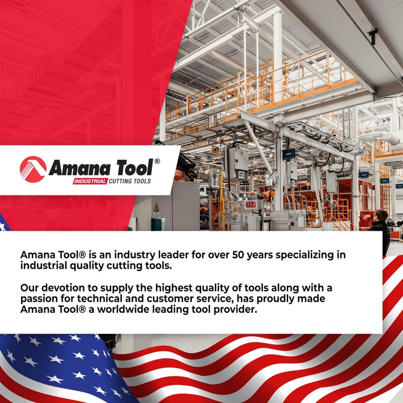 Amana Tool - 51430 Solid Carbide Invectra Aluminum Laminate Trim 1/4 Dia x 5/8 x 1/4" - Image 2